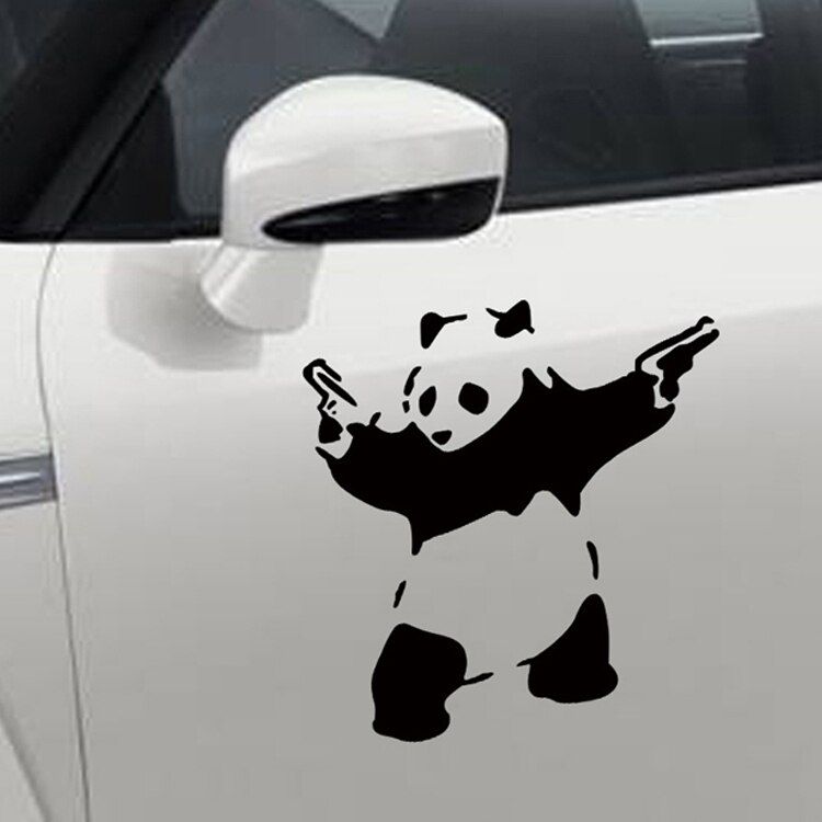 Trendy DIY Car   decoration Panda Personality Practical Lovely New Necessaries Vintage Special Car Stickers Perfect