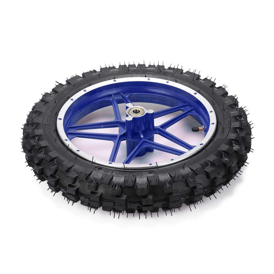 2.5‑10in Front Disc Brake Wheel Tire Anti‑Skid for 47cc 49cc 2 Stroke Mini Dirt Bike