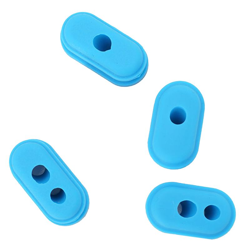 4Pcs Charge Port Cover Cap Rubber Plug Line Hole Protector for Xiaomi M365 1S Pro Pro 2 Scooter Accessories