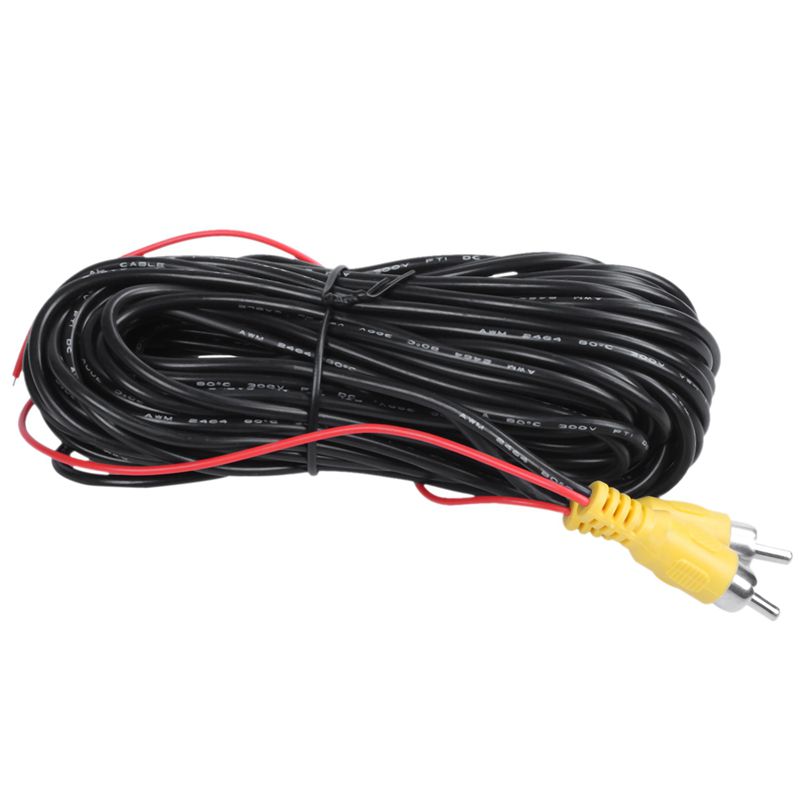 Reverse Rear View Parking Camera Video RCA Extension Cable Car Wire