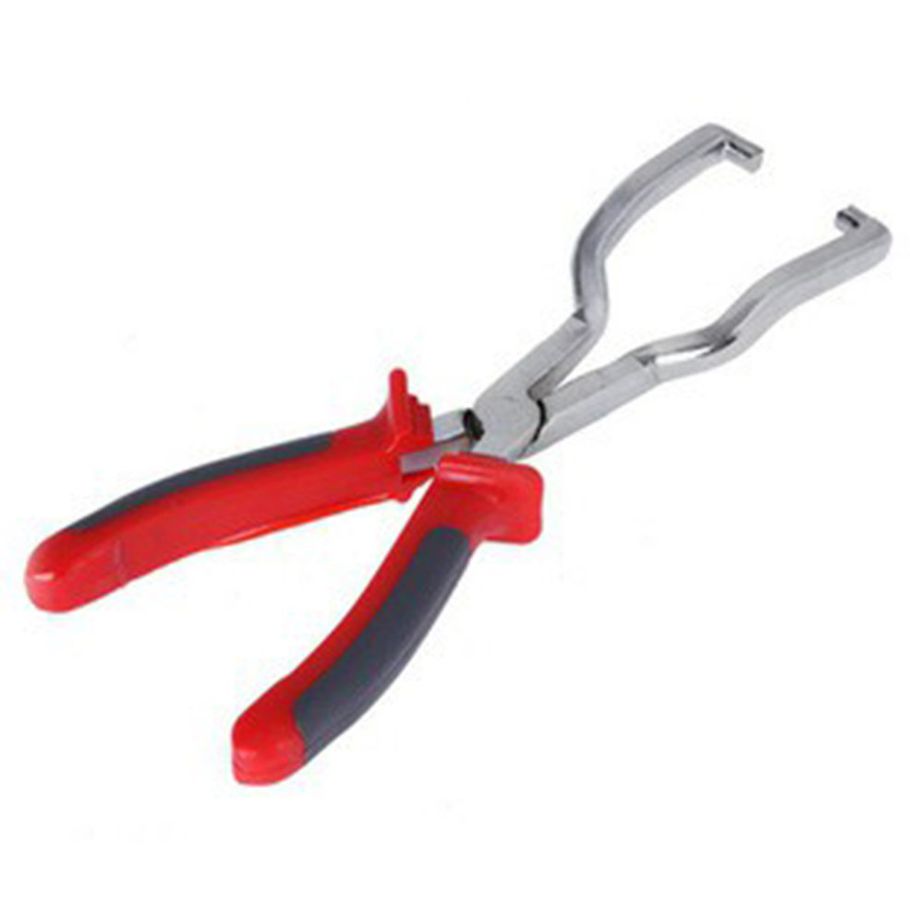 MA Gasoline Pipe Fittings Special Pliers Filter Caliper Oil Tubing Connector-22.5*5cm red