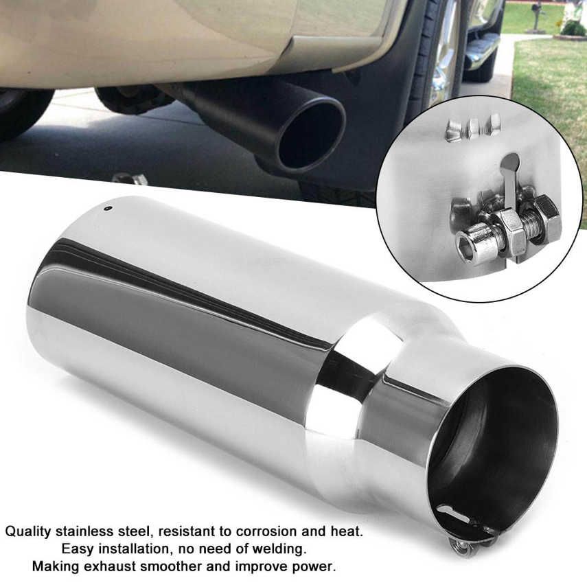 exhaust tip stainless steel car pipe 80mm/3.1in inlet 102mm/4in outlet tail universal throat