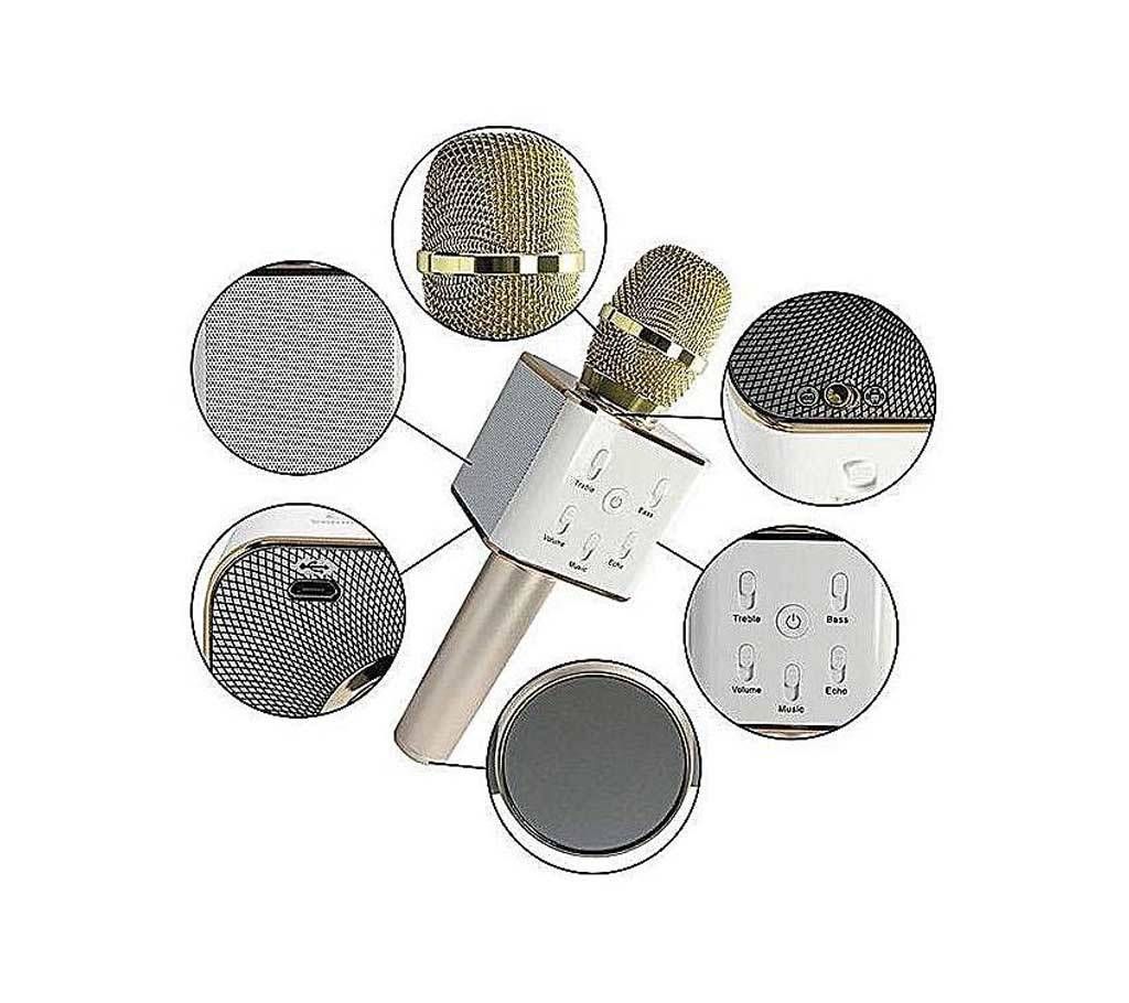 Karaoke Tuxun Q7 Wireless Bluetooth Microphone 