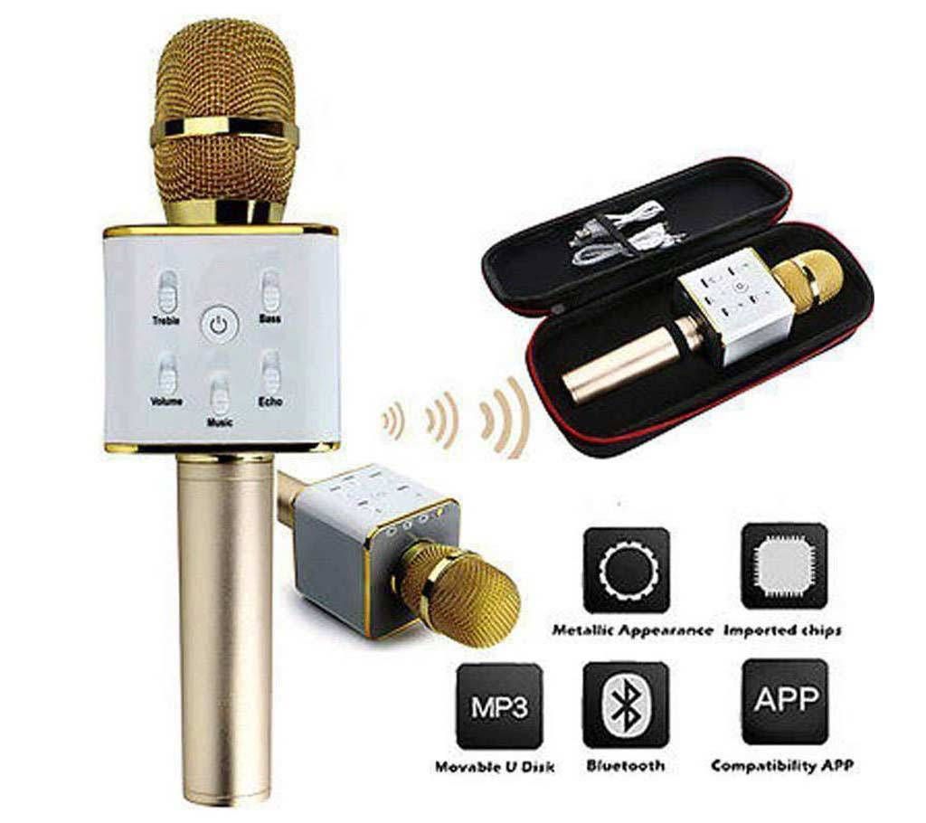 Q7 karaoke bluetooth microphone 