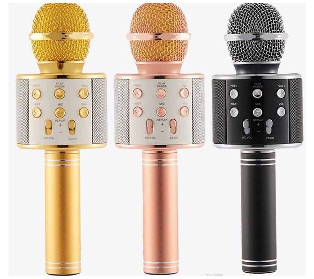 WS-858 Bluetooth Hi-Fi Karaoke Microphone - 1