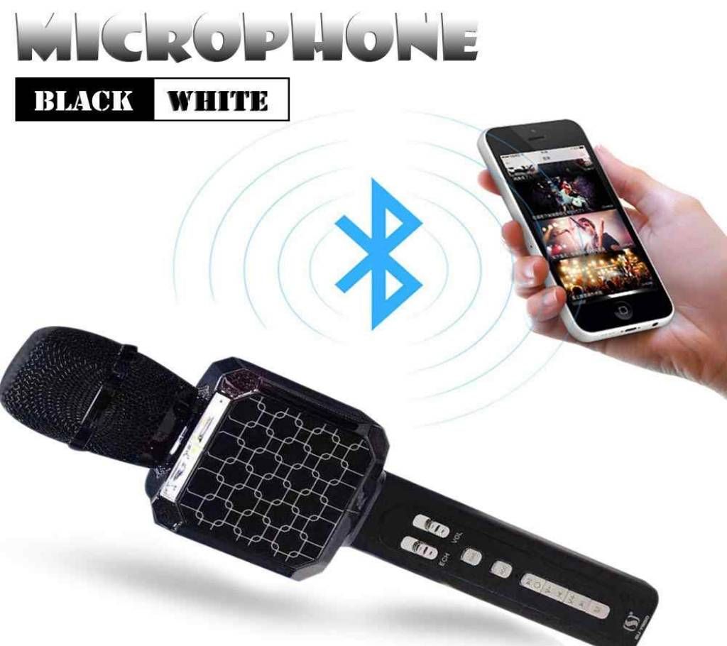 YS-69 wireless Bluetooth karaoke microphone USB KTV mobile player MIC speaker recording