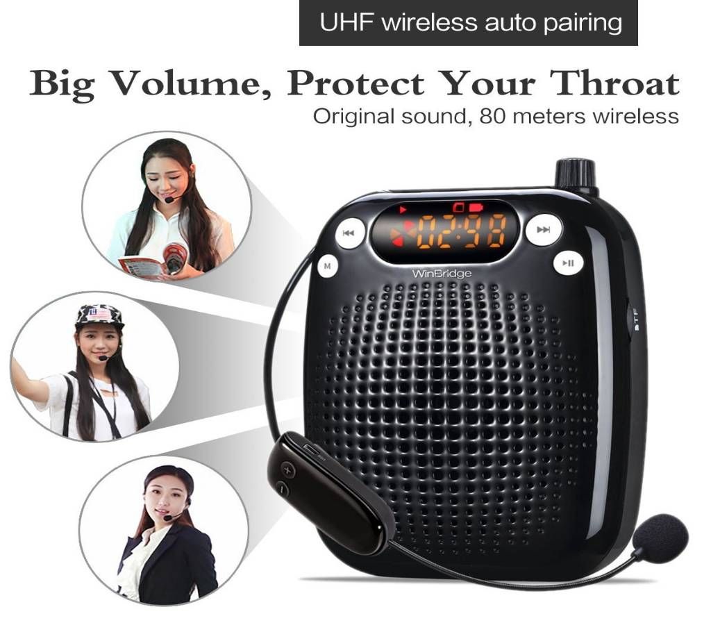 Mini Sound Amplifier SW328 -10 Watts wireless - Black
