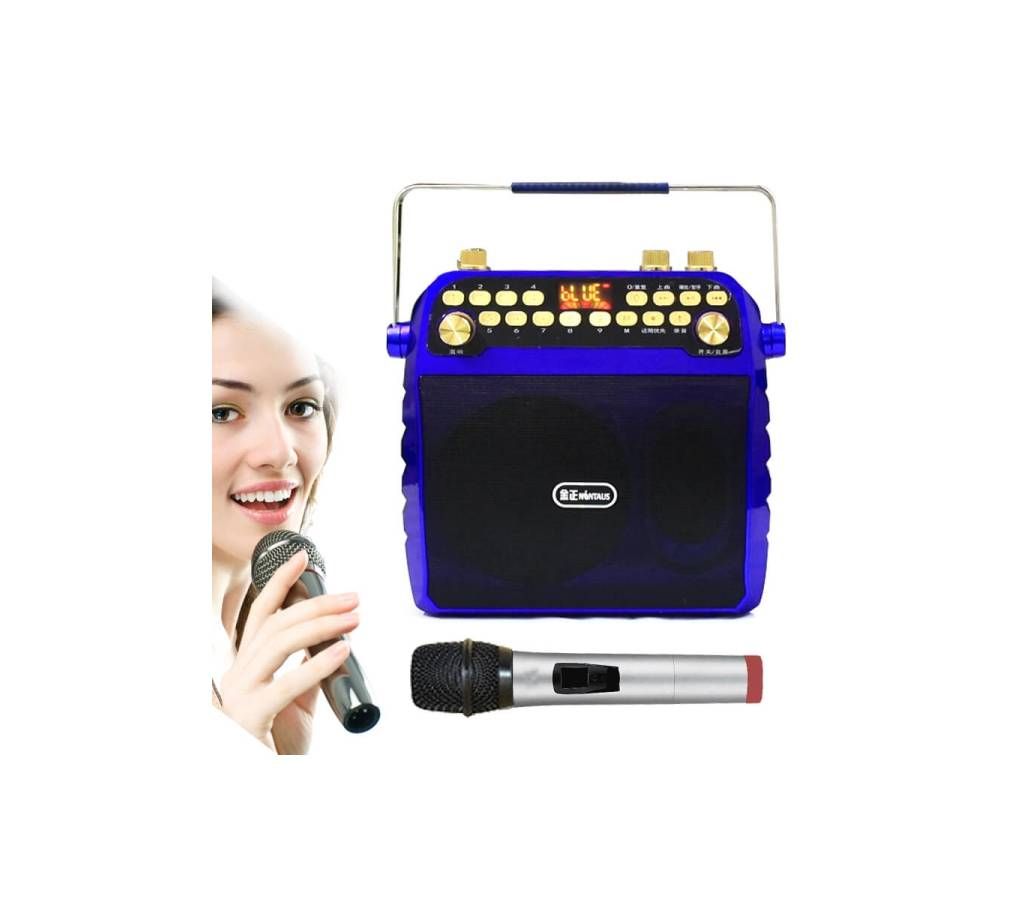Speaker With Wireless Karaoke Microphone