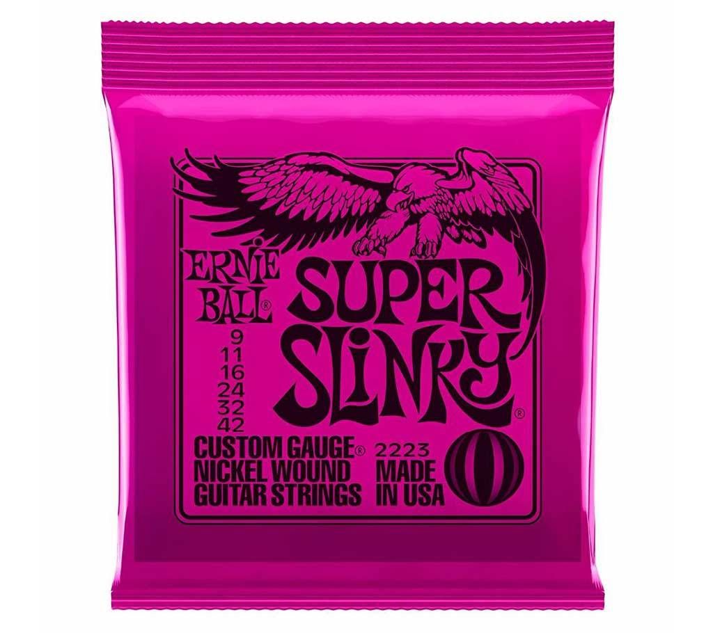 Ernie Ball 2223 Super Slinky Nickel St. guitar strings 