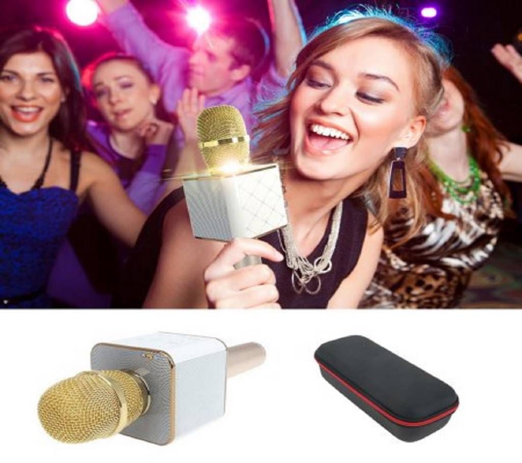 Wireless Bluetooth Microphone Speaker Karaoke tuxun Q7
