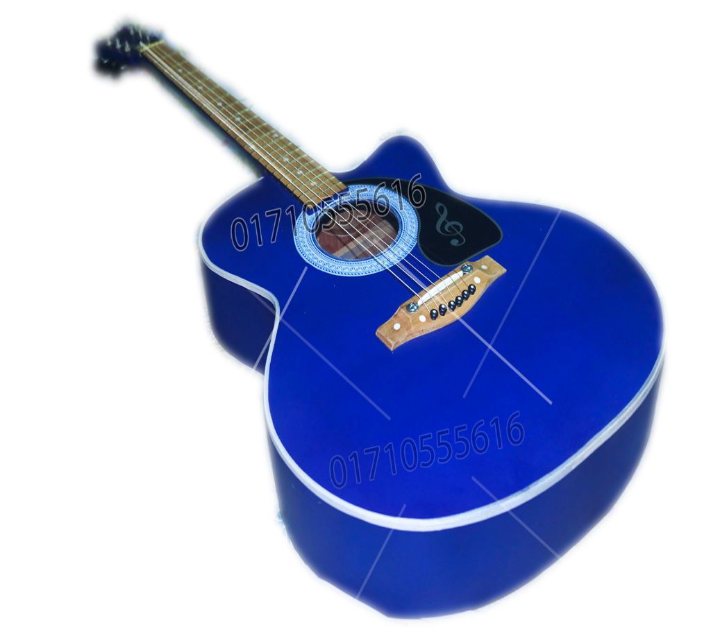 User-friendly  perfect New guitar- sky blue color