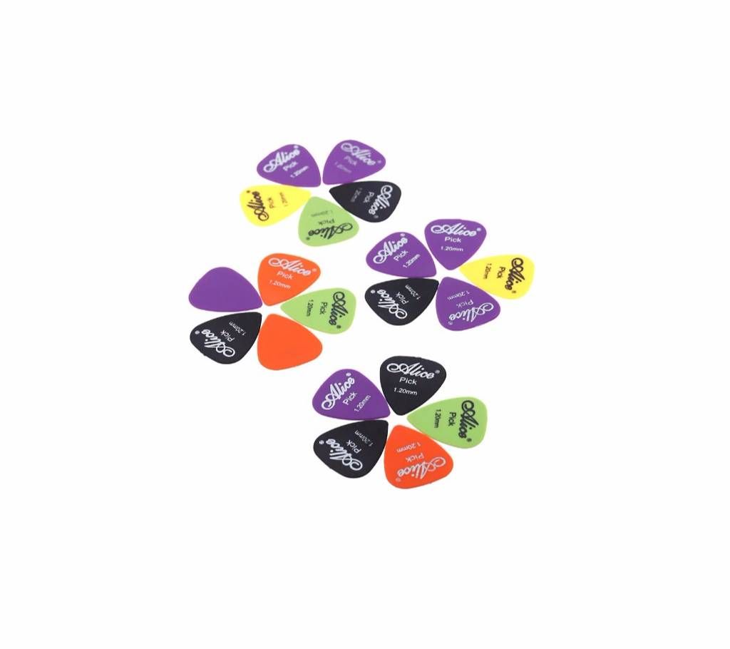 5Pcs 1.2mm Alice AP-F Picks Frosted Matte Nylon Guitar Picks