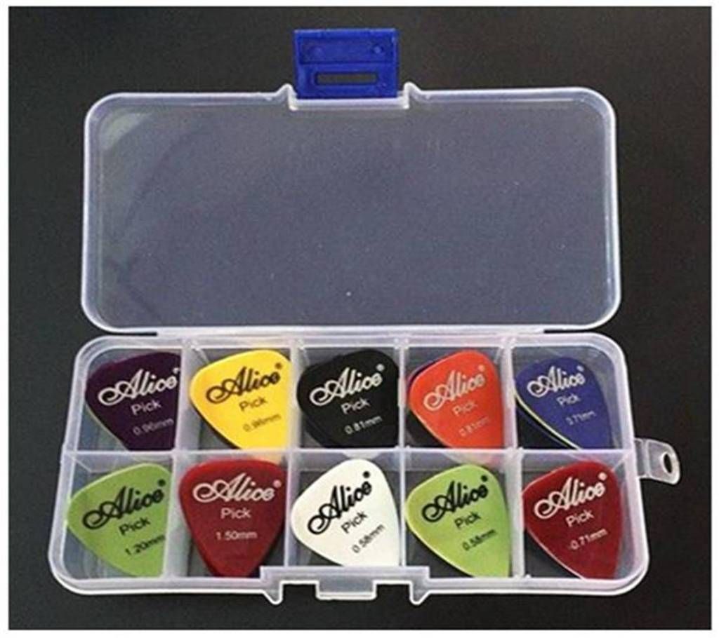 Alics guitar picks 10piece 