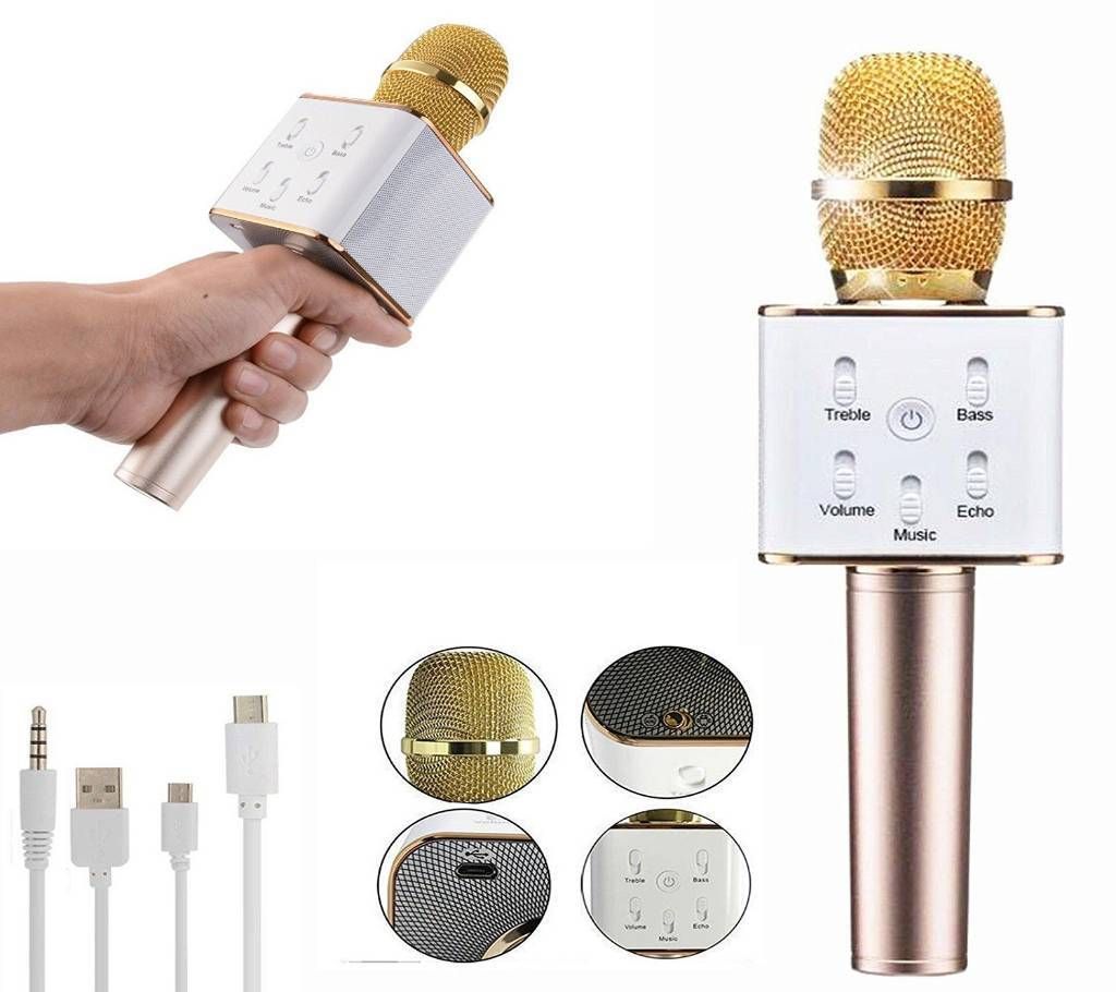 bluetooth karaoke microphone speaker Q7
