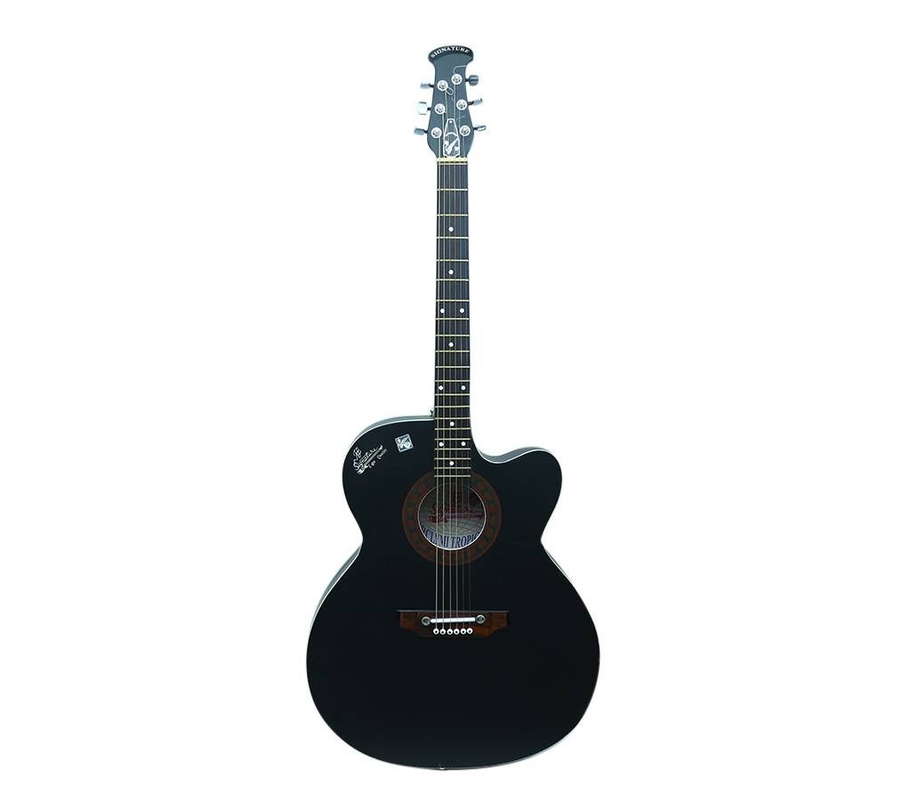 Semi-Electric Signature Guitar Ragu - Black