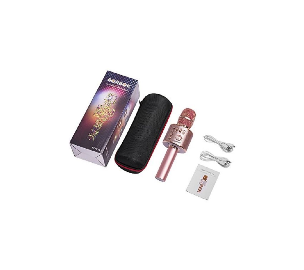 BONAOK Wireless Bluetooth karaoke maicrophone 