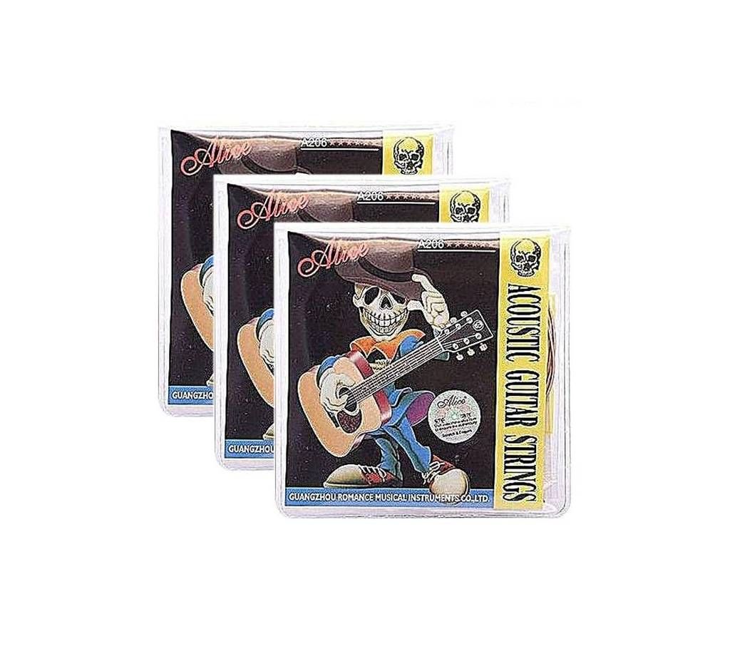 Orginal Ziko Acoustic guitar string full set