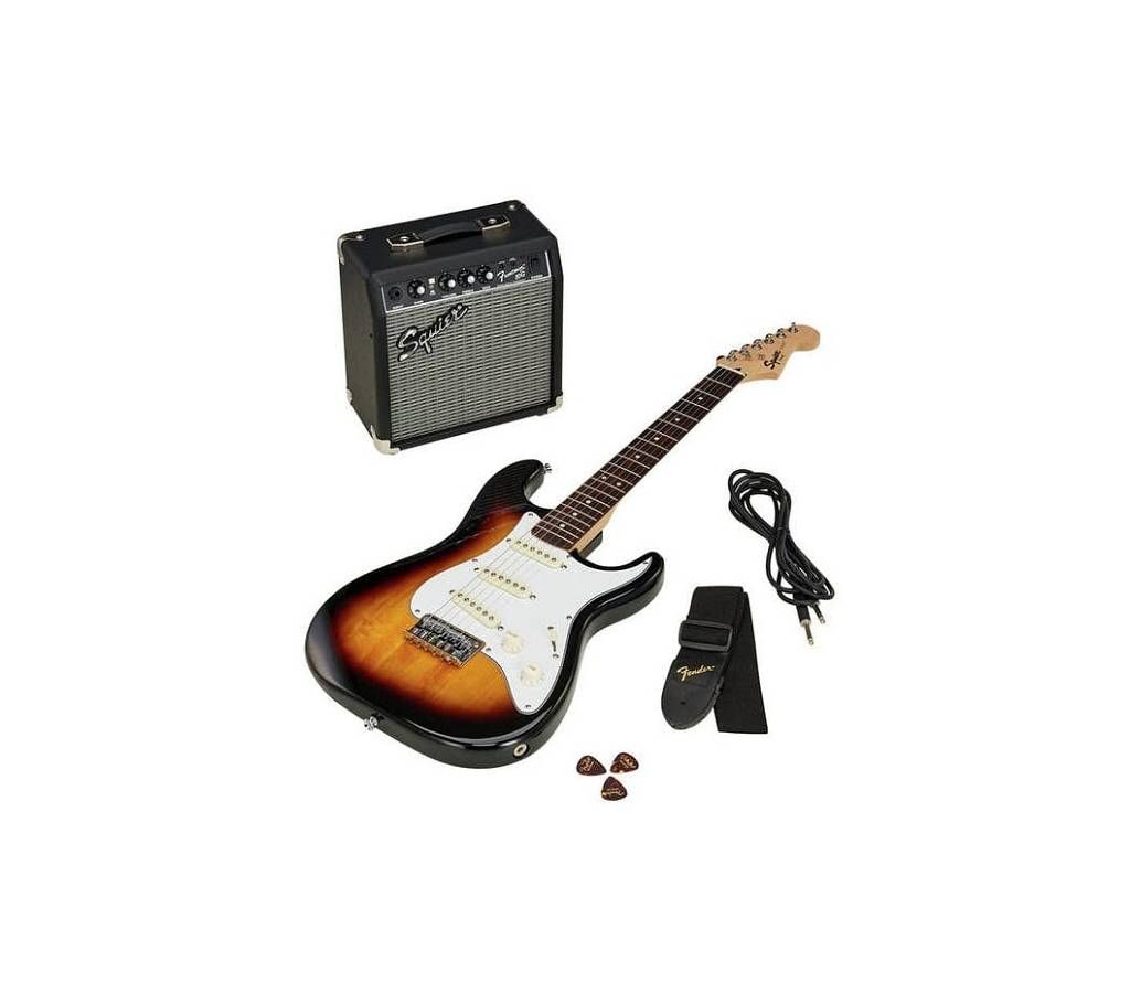 Squier Stratocaster Guitar And Instruments Full Pack