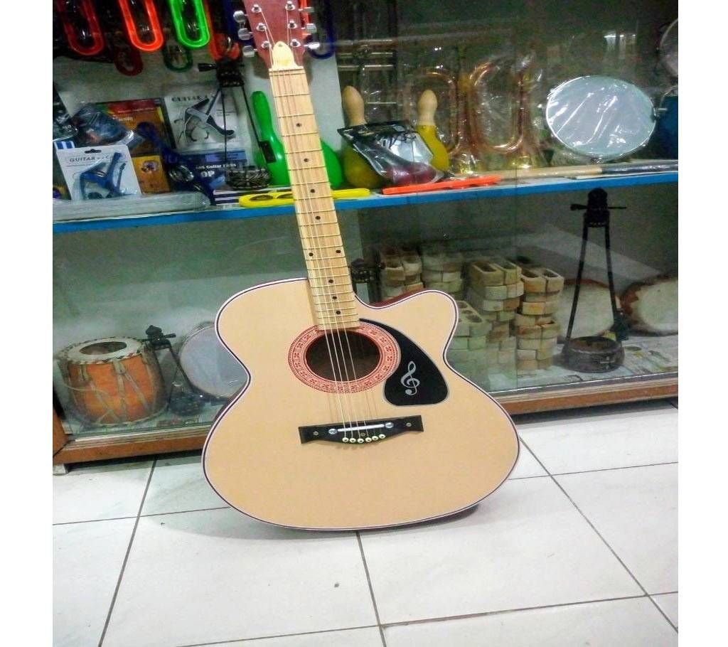 Acoustic guitar with bag