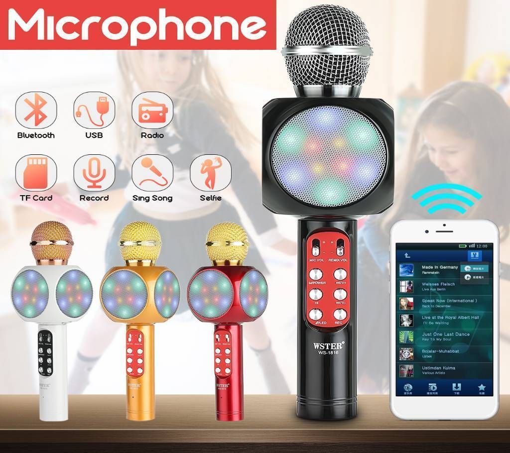 WS-1816 Kaeraokay Microphone -1piec