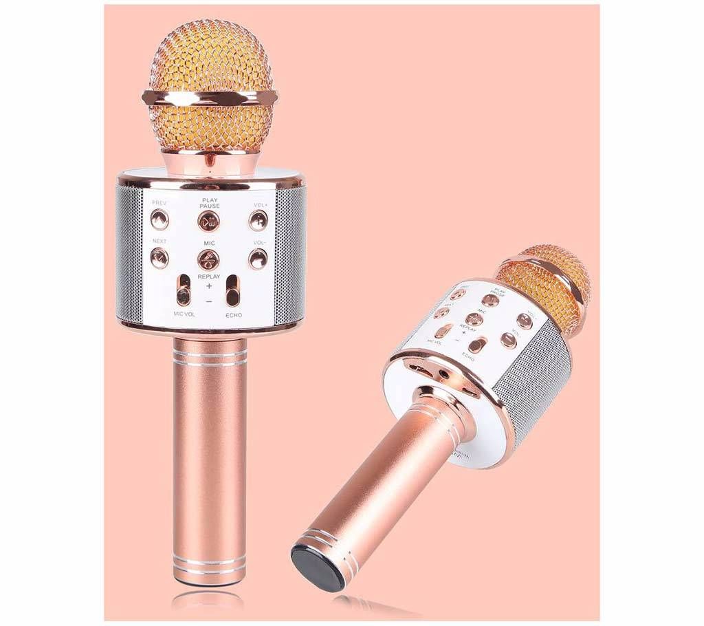 WS-858 Wireless Bluetooth HIFI Karaoke Microphone