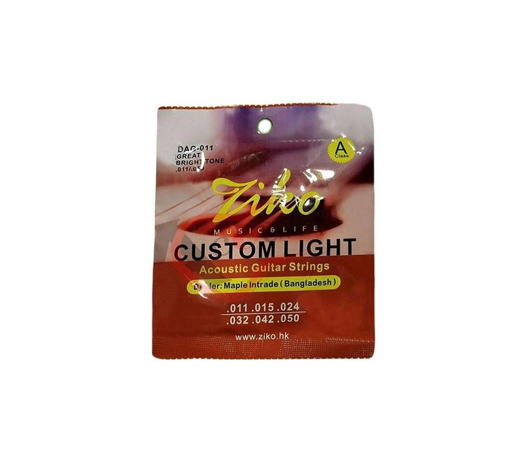 DAG-011 Custom Light Acoustic Guitar Strings (6 Strings)