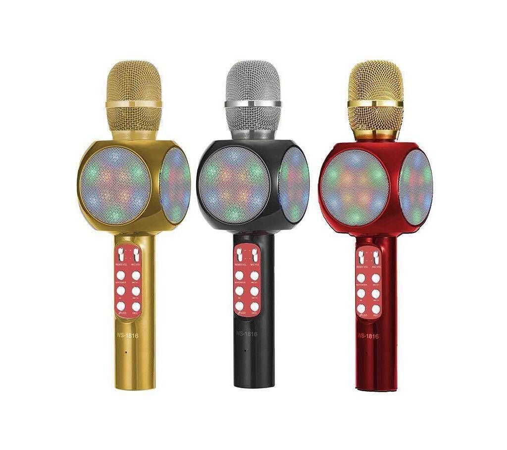 WS-1816 Wireless Bluetooth Karaoke Microphone