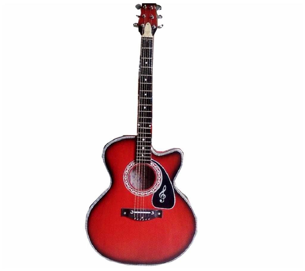 Red Acoustic Guitar