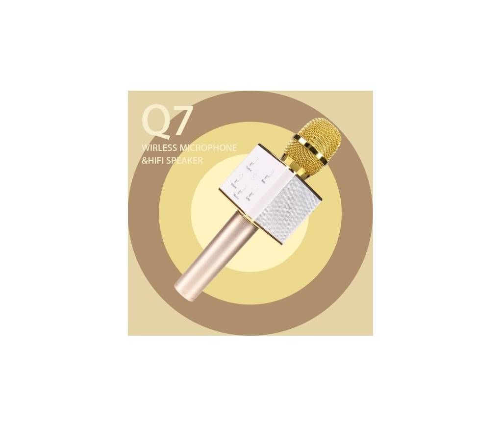 Q7 Wireless Karaoke Microphone Bluetooth Speaker