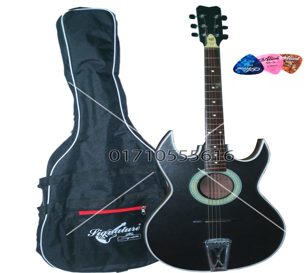 Acoustic guitar with bang and pick (bag+pick)