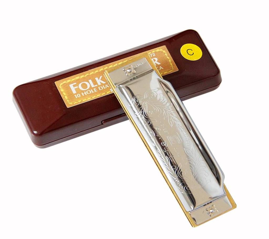 Suzuki Folk Master 10 hole Harmonica