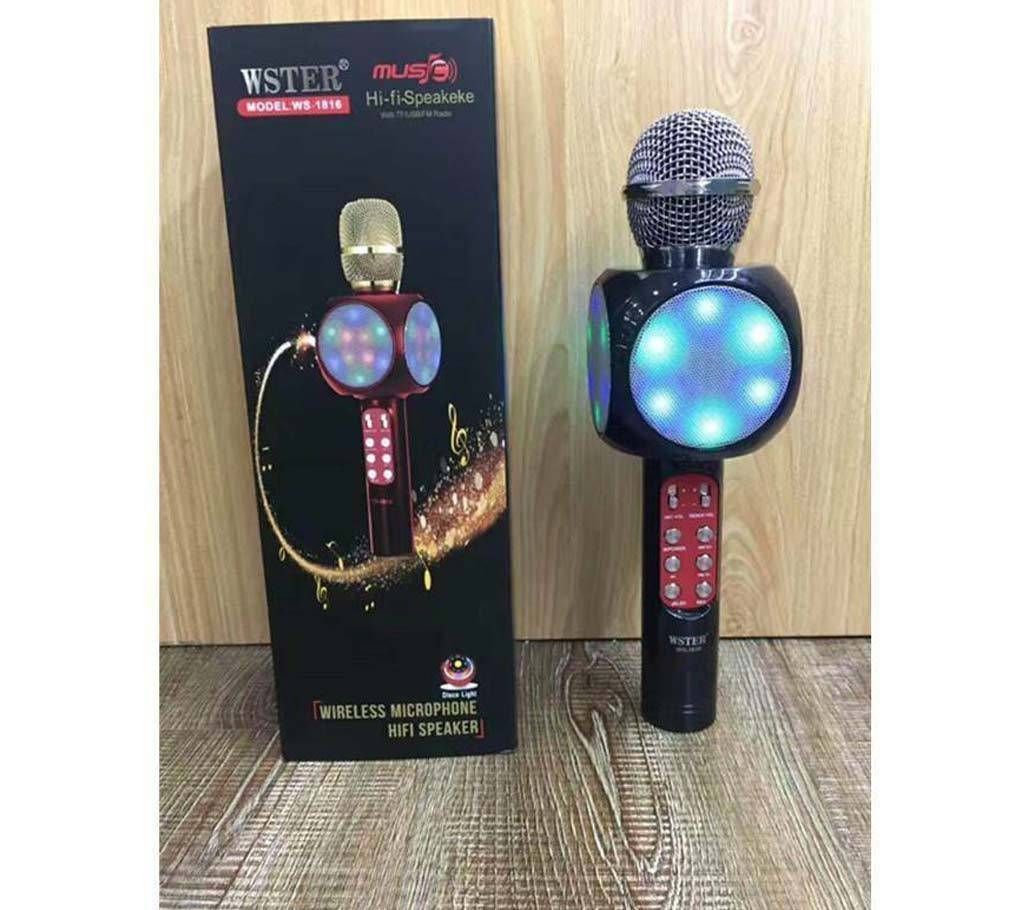 Wster WS-1816 Bluetooth karaokea Microphone Speake