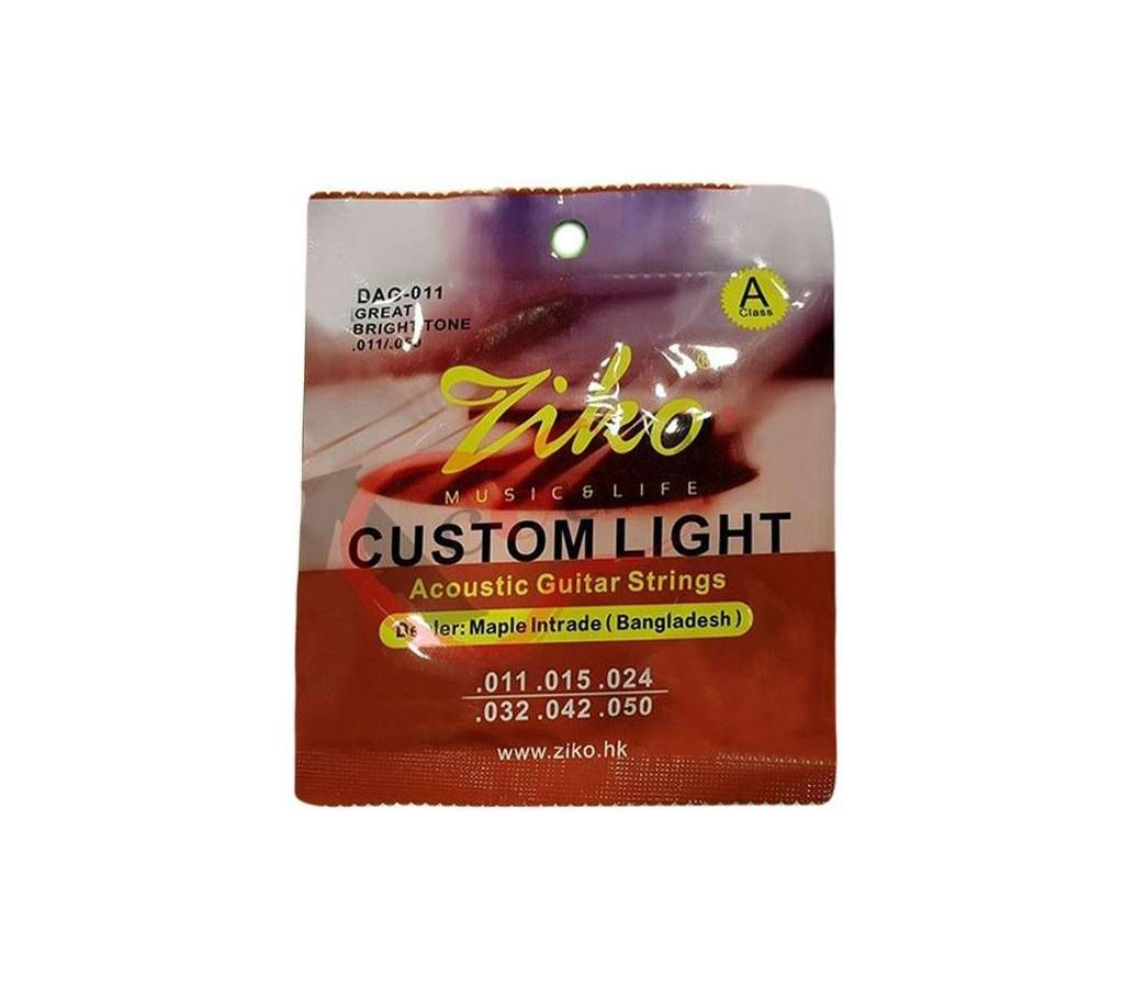 Custom Light Acoustic Guitar strings DAG-011(6 Strings)