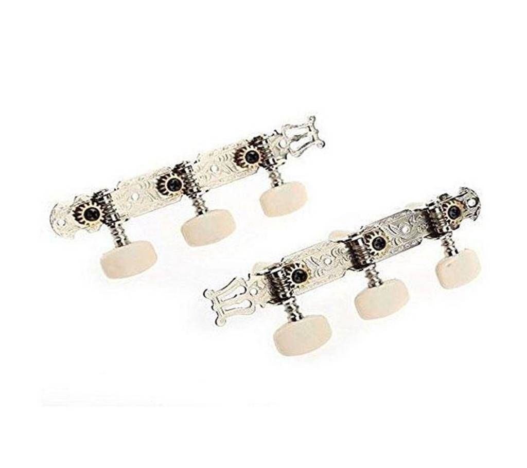 Classical Guitar Key Full set- White