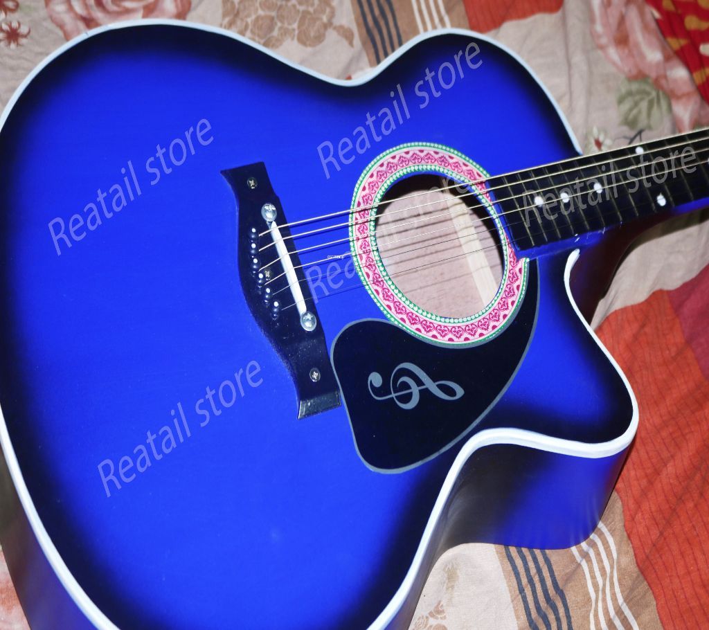Best quality acoustic guitar with cover and picks