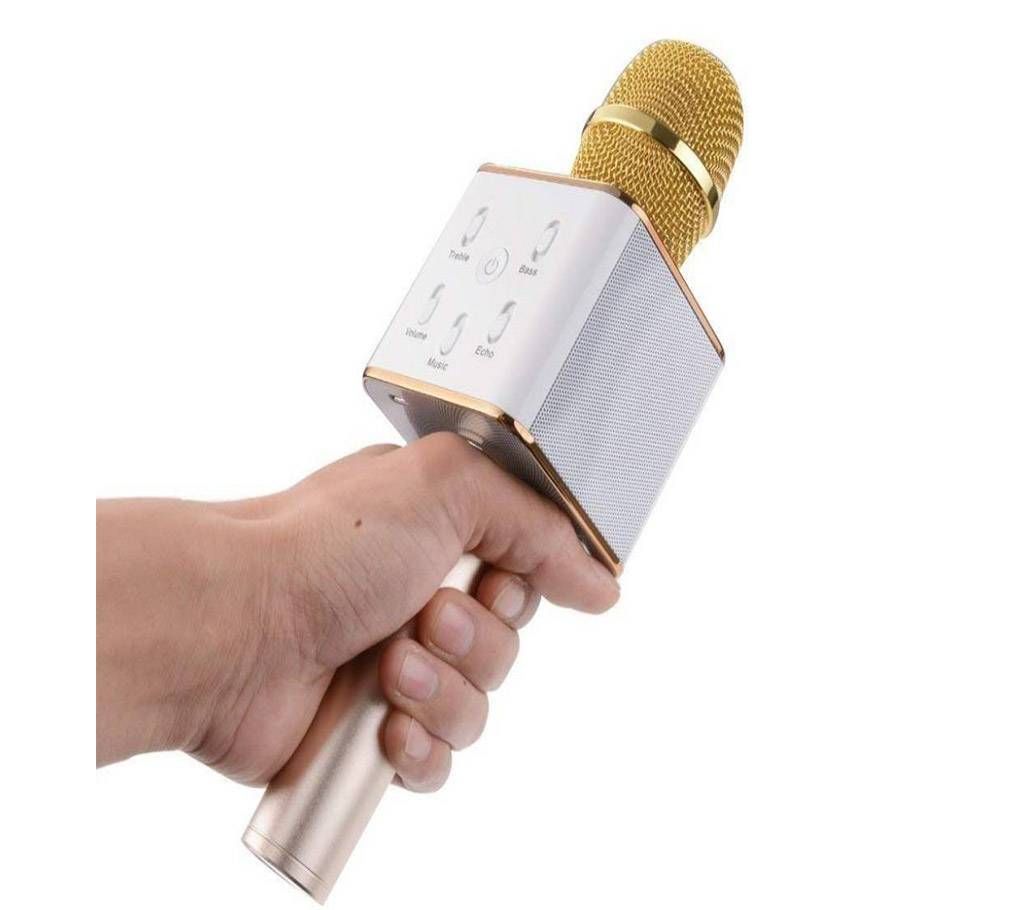 Q7 Bluetooth Wireless Karaoke Mic With Speaker