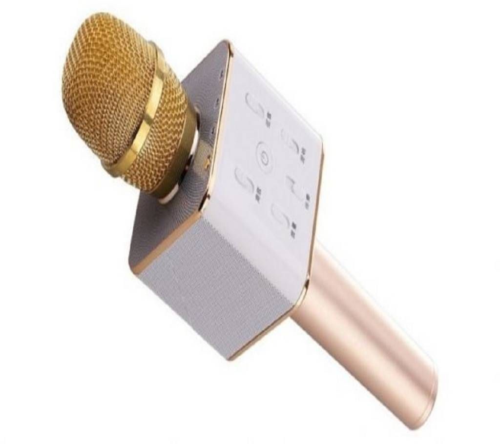 Wireless Microphone Karaoke Tuxun Q7  Rose Gold