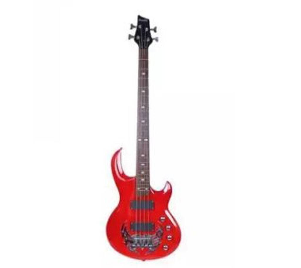 4 String Bass Electric Guitar - Red