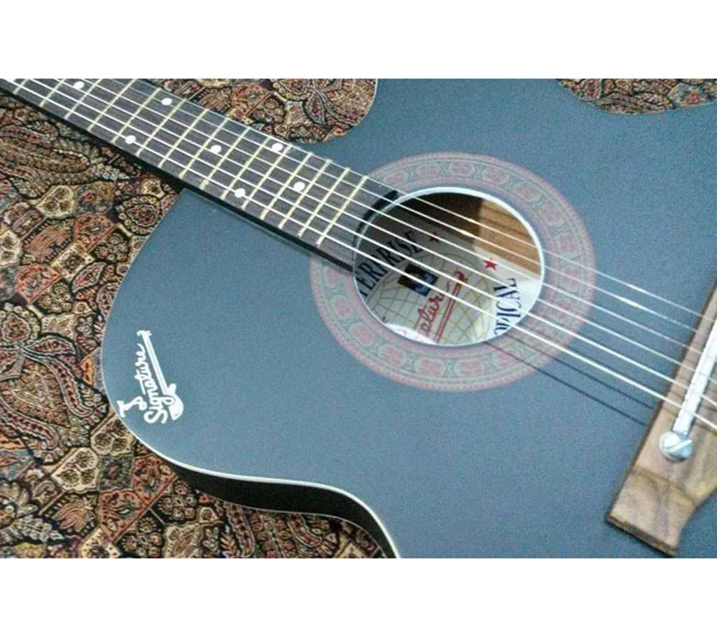 signature grey matte acoustic guitar 