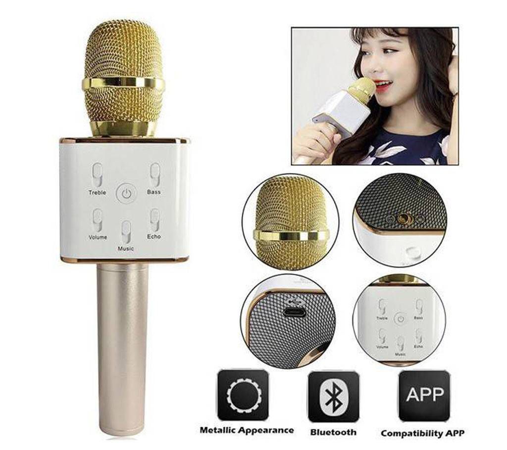 Q7 Wireless Microphone Karaoke Speaker