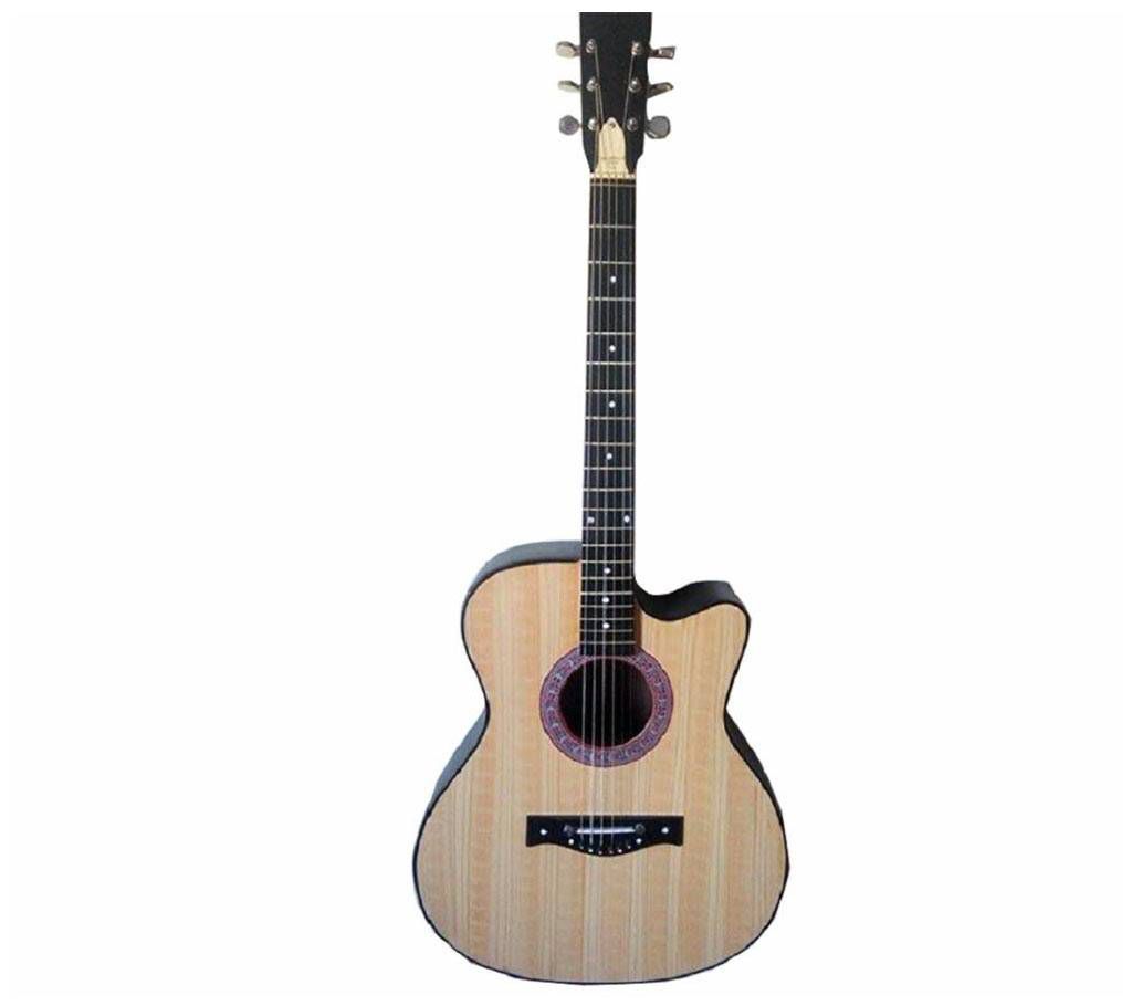Wooden Acoustic Guitar