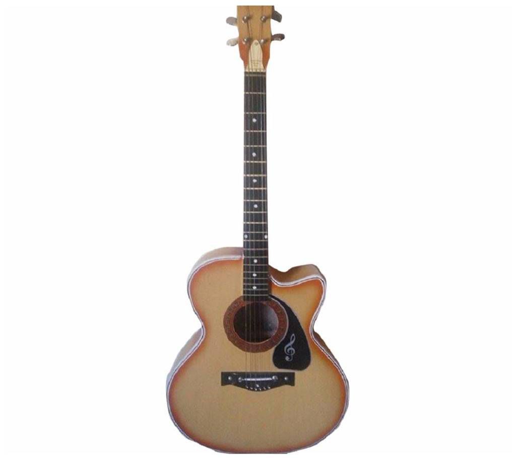 Golden Acoustic Guitar