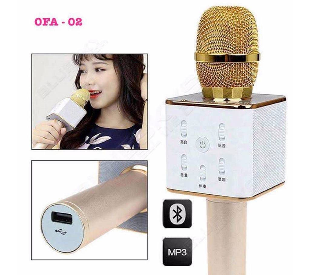 Q7 Bluetooth karaoke Speaker Microphone 