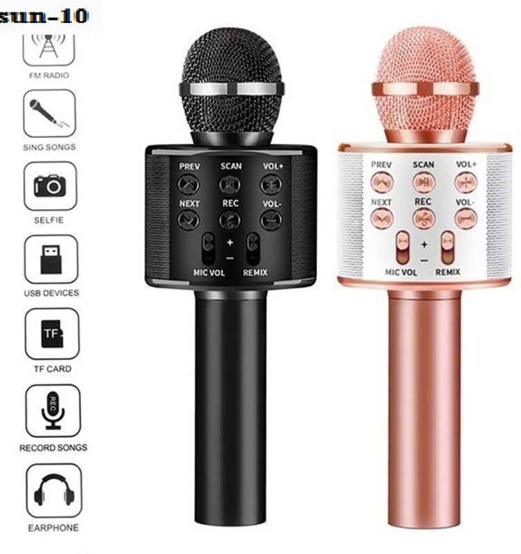 jorugo KL457 latest Wireless Karaoke MicColor may vary (pack of 1) Microphone