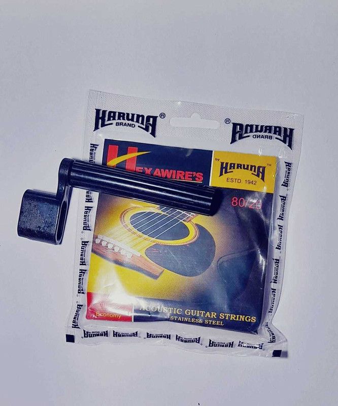 KARUNA Acoustic HEXA WIRE AND WINDR Guitar String  (6 Strings)