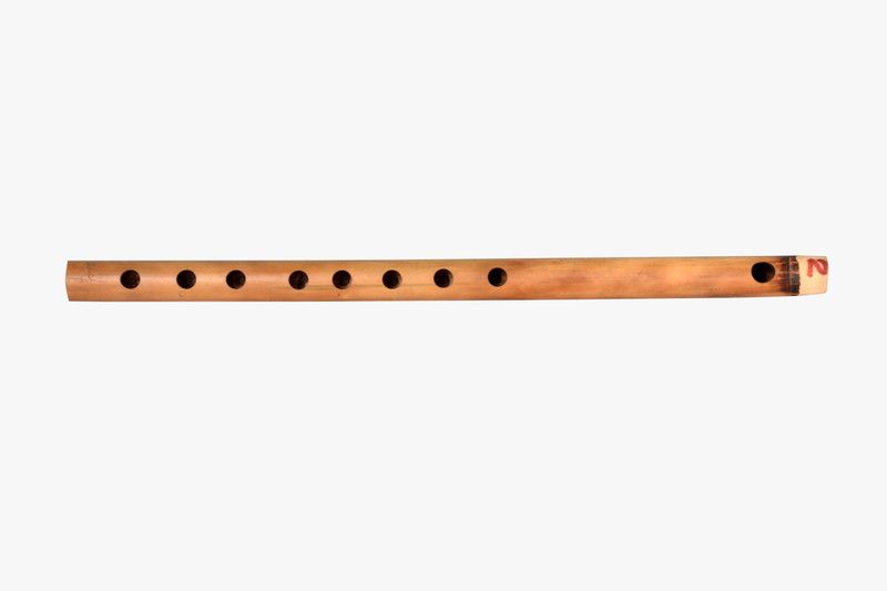Kannan musical instruments 8 holes flute Bamboo Flute  (18 cm)