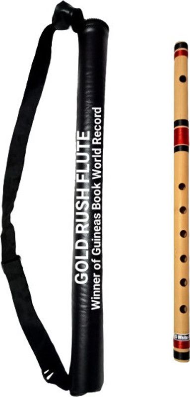 Gold Rush G Tune Scale 17 Inch & SIX Hole Bansuri For Students, Beginners & Learners Bamboo Flute  (35.5 cm)