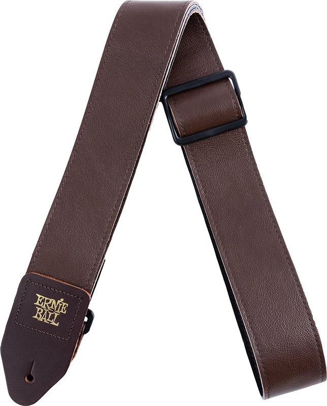 ERNIE BALL Leather Strap  (Brown)