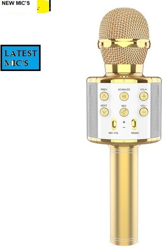 Bashaam S177 PLUS WS858_Wireless Karaoke Mic For Singing and Blogging(pack of 1) Microphone
