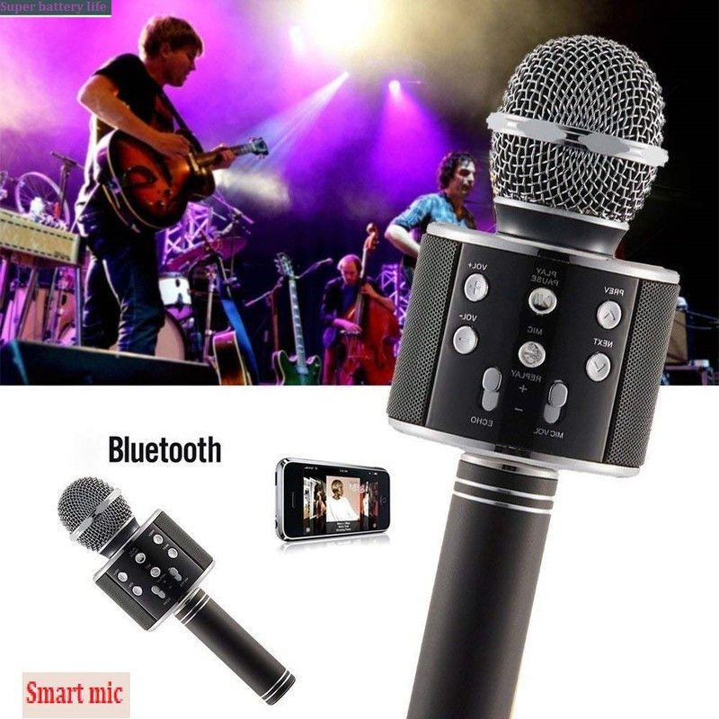 Bashaam J1004 PRO(WS858) HandheldSpeaker&Mic Color may vary (Pack of 1) Microphone